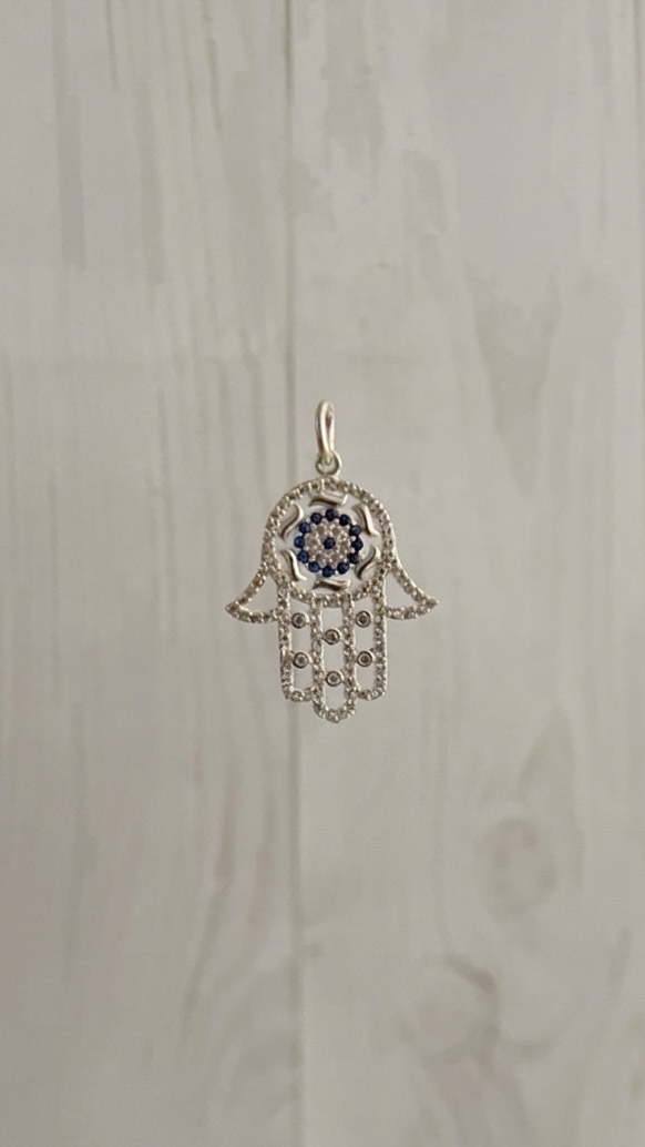 Dije Mano de Fátima 2,5cm - Plata 925