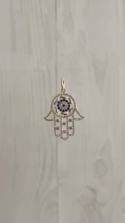 Dije Mano de Fátima 2,5cm - Plata 925