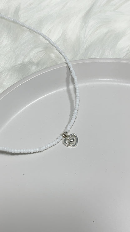 Gargantilla de Mostacillas y Dijes - Plata 925