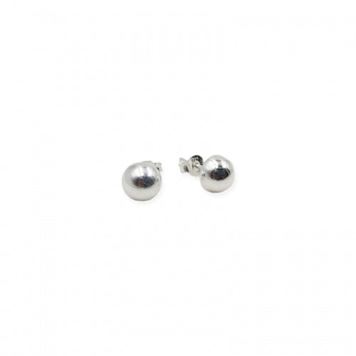 Zarcillos Media Bola 7mm - Plata 925