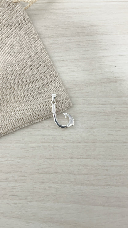 Dije Anzuelo 2cm - Plata 925