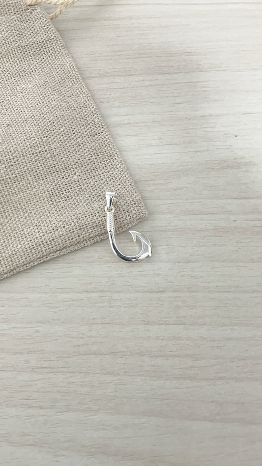 Dije Anzuelo 2cm - Plata 925