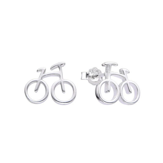 Zarcillos Bicicleta Plata 925