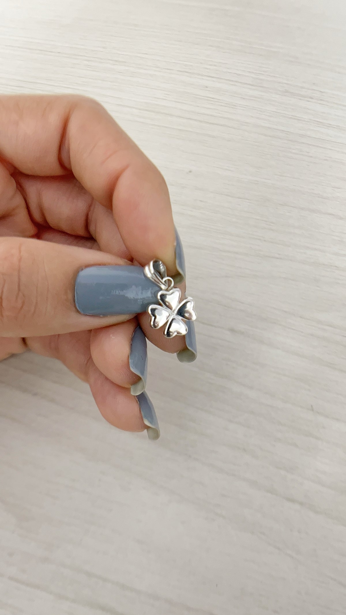 Dije Trébol 1,1cm - Plata 925