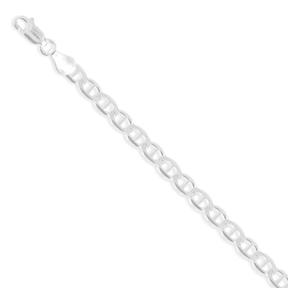 Pulsera tejido gucci plano 20cm - Plata 925