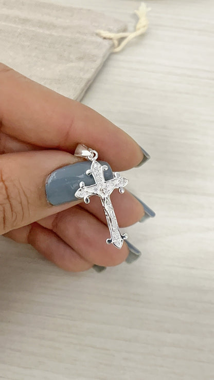 Dije Cruz 2,5cm - Plata 925