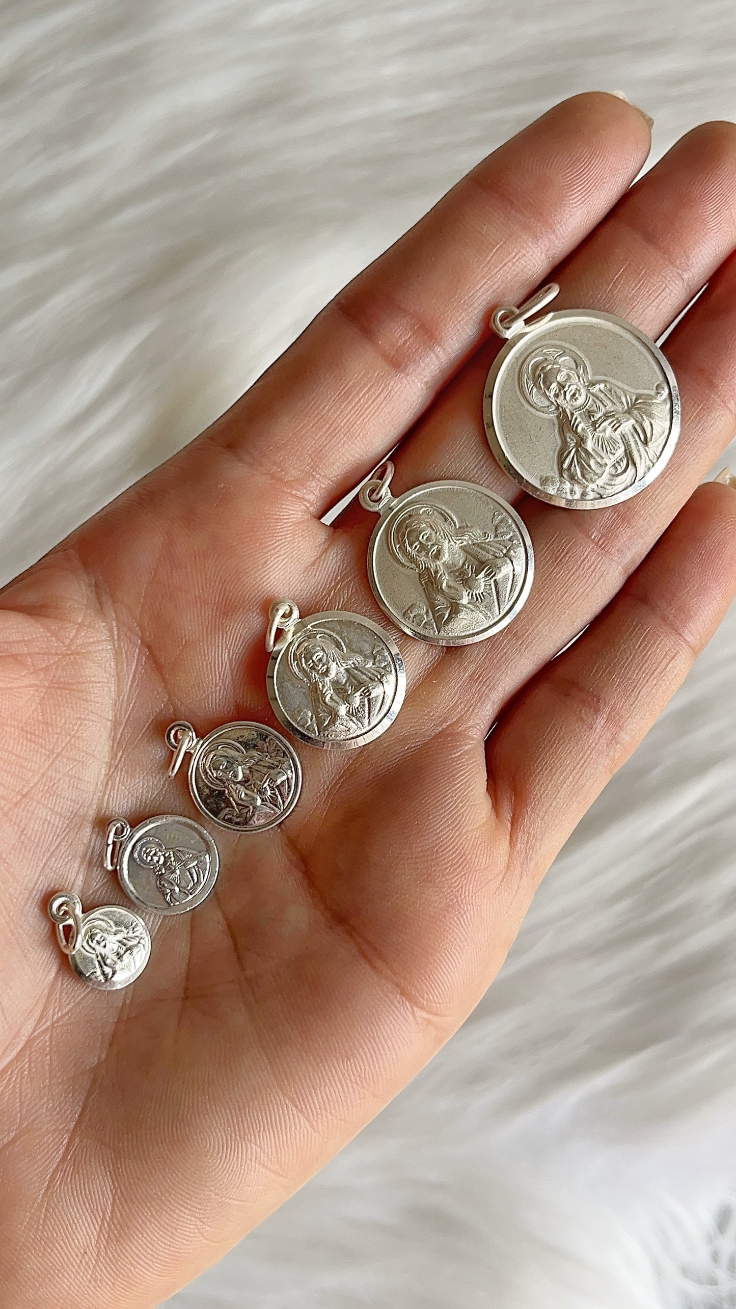 Dije Sagrado Corazón de Jesús - Plata 925