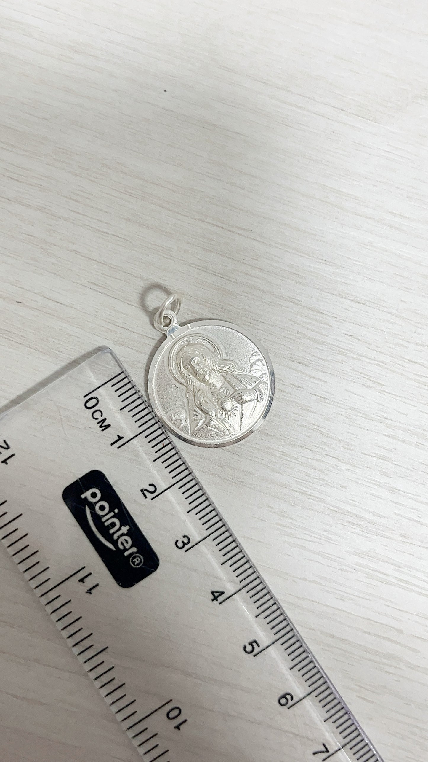 Dije Sagrado Corazón de Jesús - Plata 925