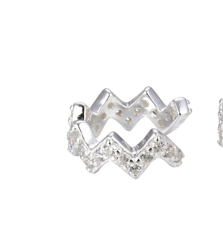 Ear Cuff Zic Zac Plata 925
