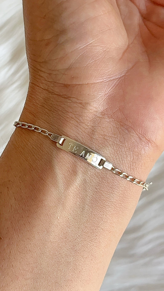 Esclava Te Amo 13cm - Plata 925