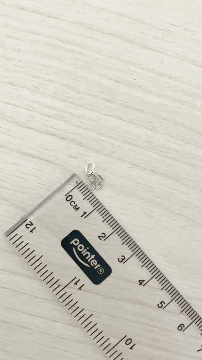Dije Trebol Mini  - Plata 925