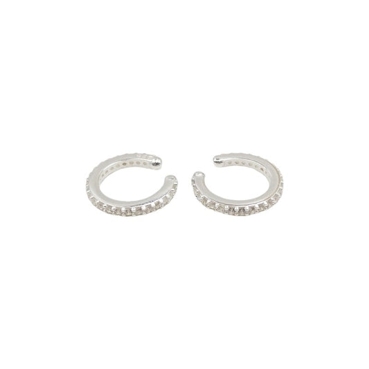 Ear Cuff Grande de Cristales Plata 925
