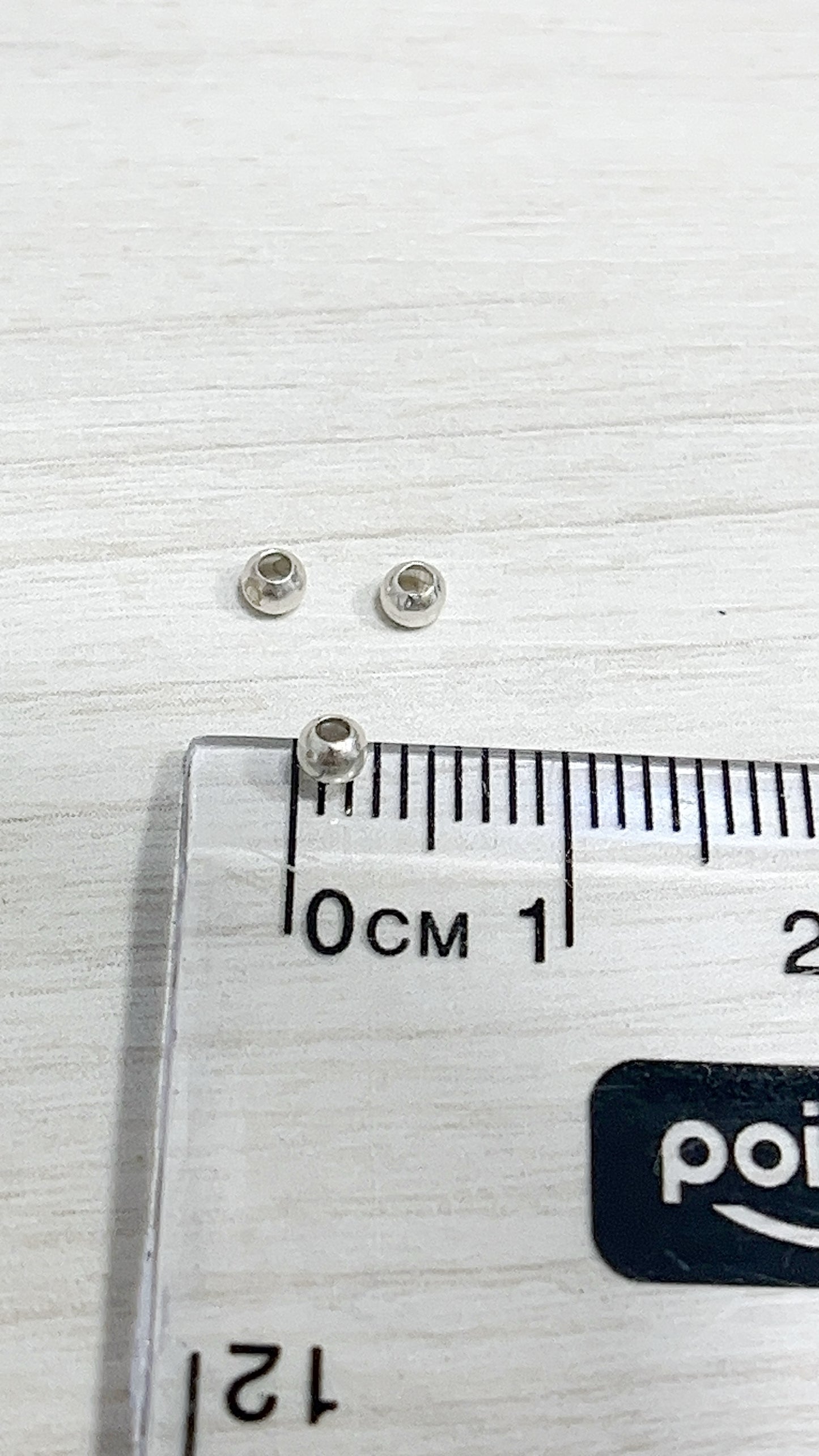 Balín Liso 2.5mm Plata 925