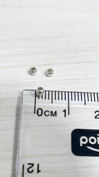 Balín Liso 2.5mm Plata 925