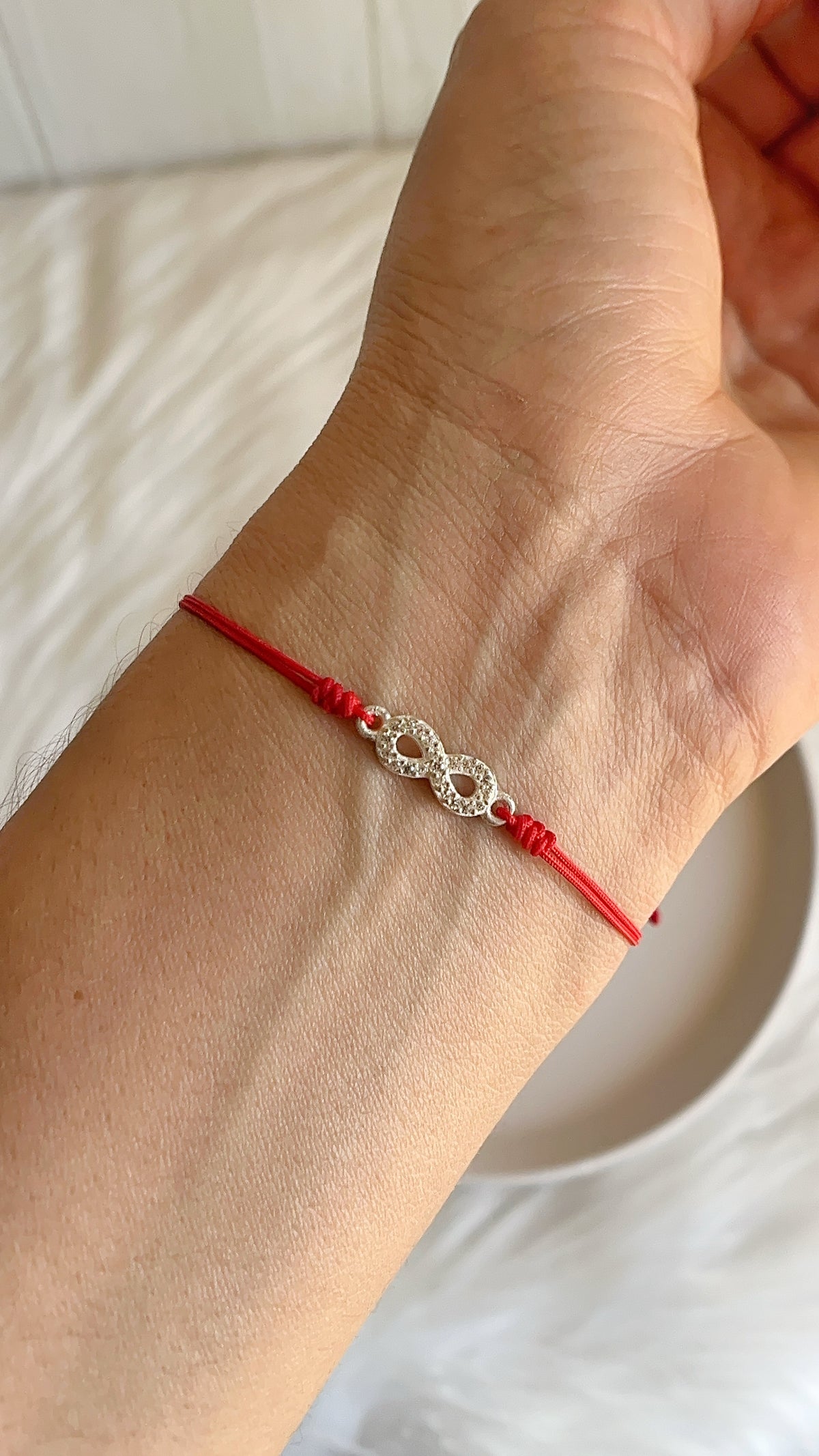 Pulsera Ajustable Infinito - Plata 925