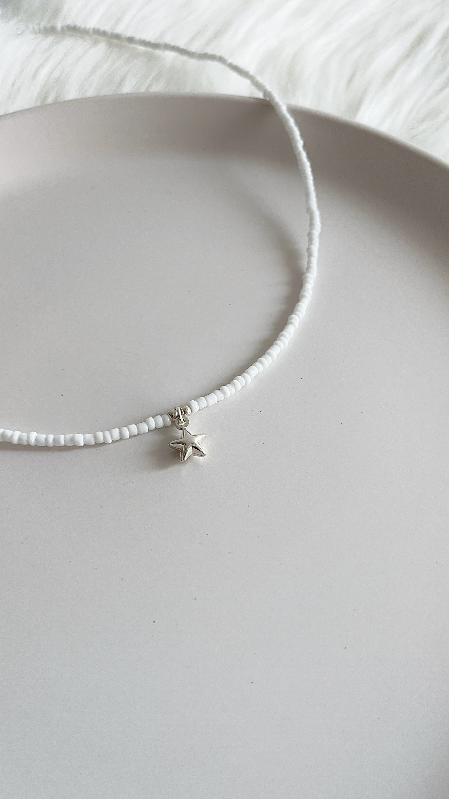 Gargantilla de Mostacillas y Dijes - Plata 925