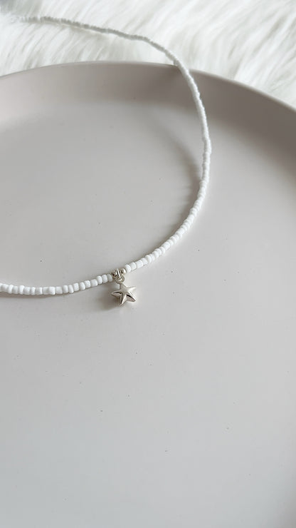 Gargantilla de Mostacillas y Dijes - Plata 925