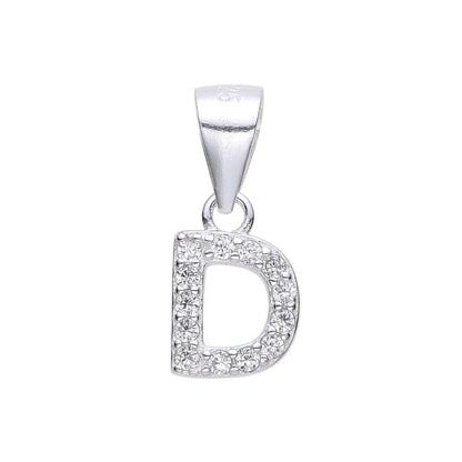 Dije Letras 1cm - Plata 925