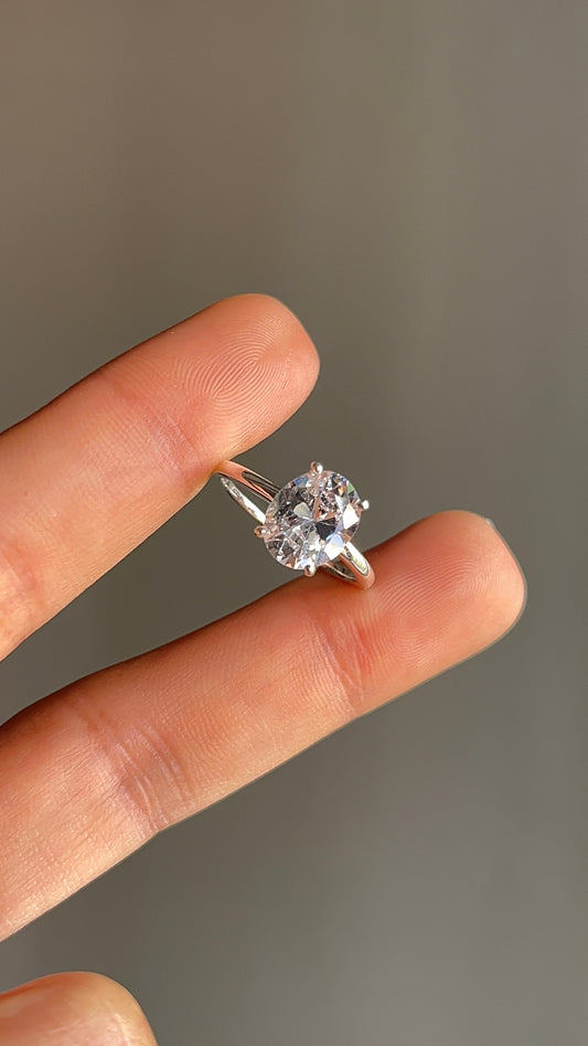 Anillo Compromiso Plata 925
