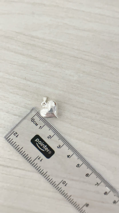 Dije Corazón Inflado - Plata 925