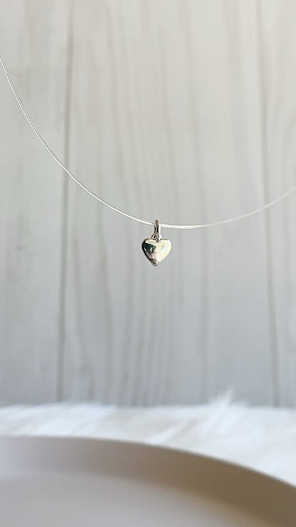 Gargantilla Fantasmita Corazon - 40cm - Plata 925