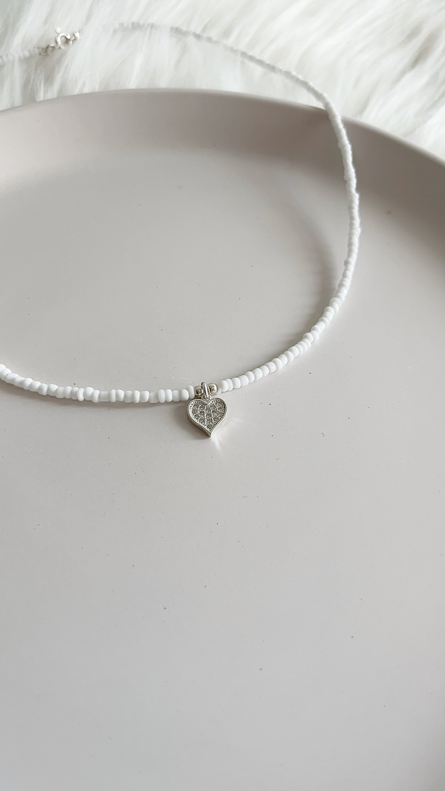 Gargantilla de Mostacillas y Dijes - Plata 925