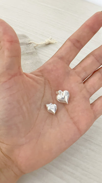 Dije Corazón Inflado - Plata 925