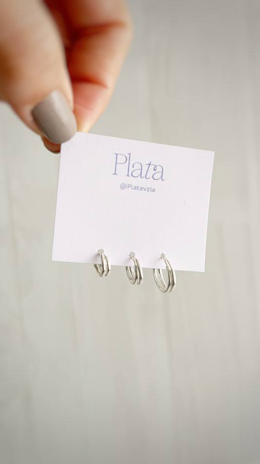Set Argollas Plata OFERTA