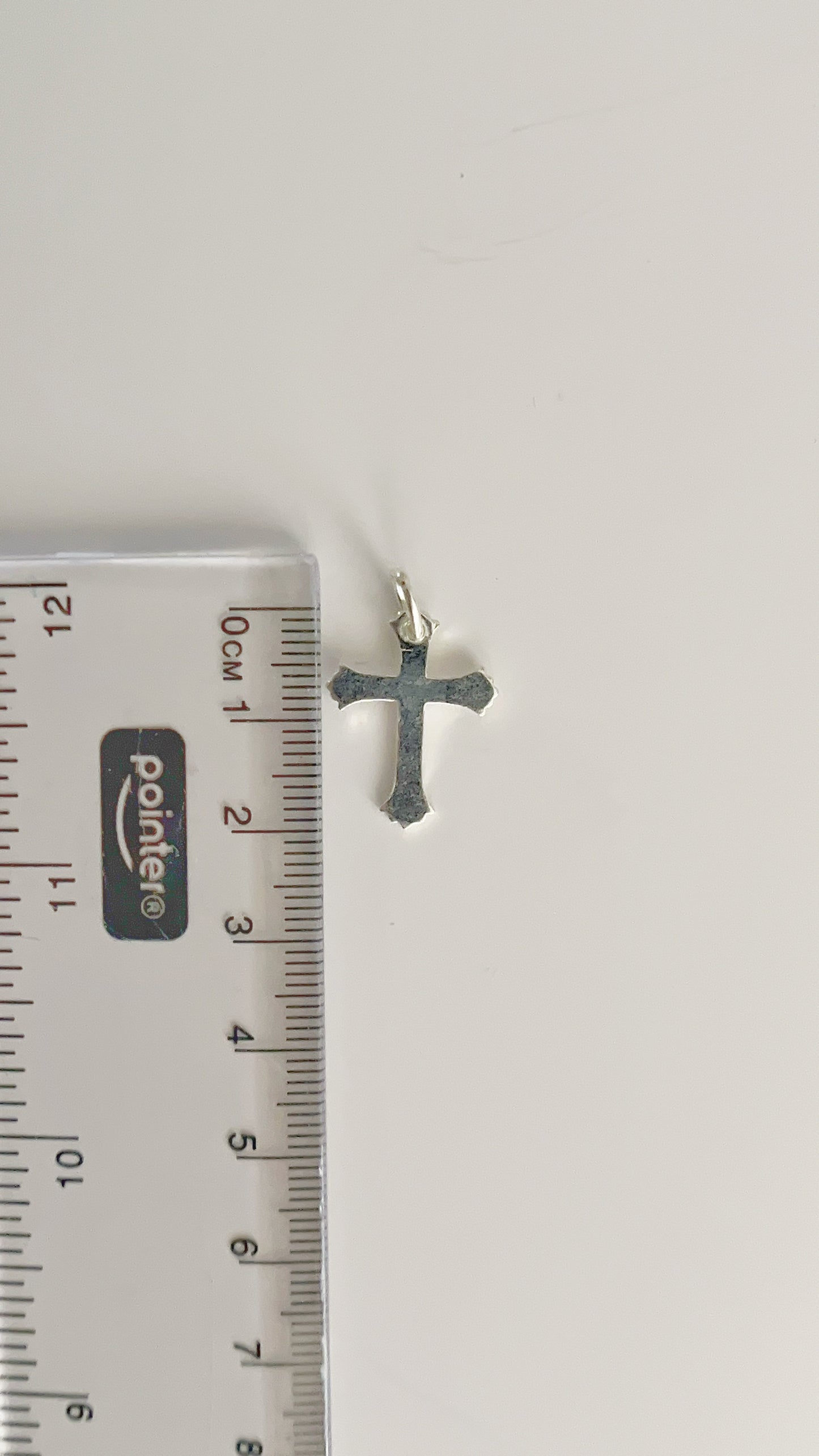 Cruz Lisa Plana Plata 925