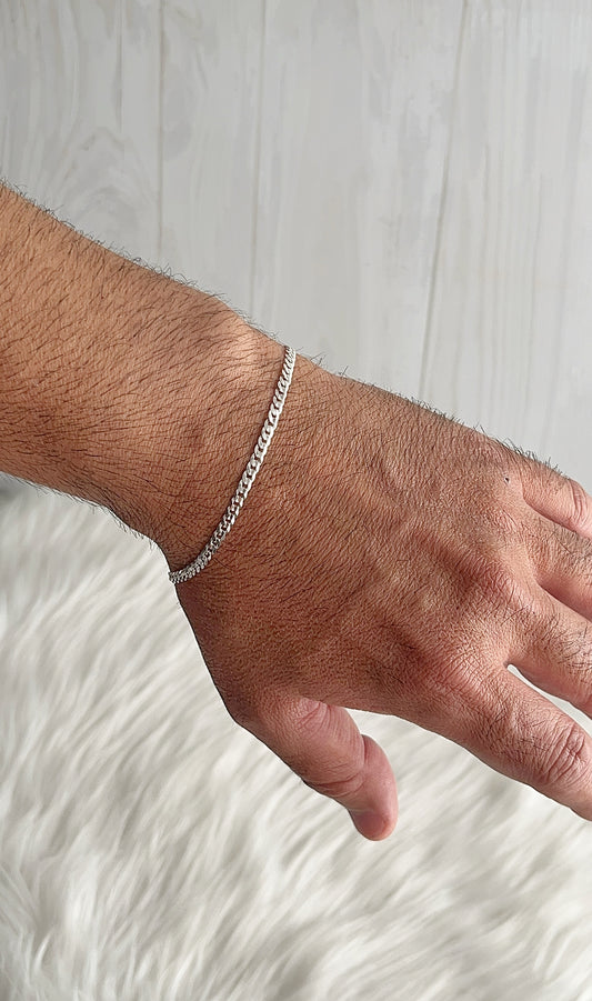 Pulsera Grumett 20cm - Plata 925