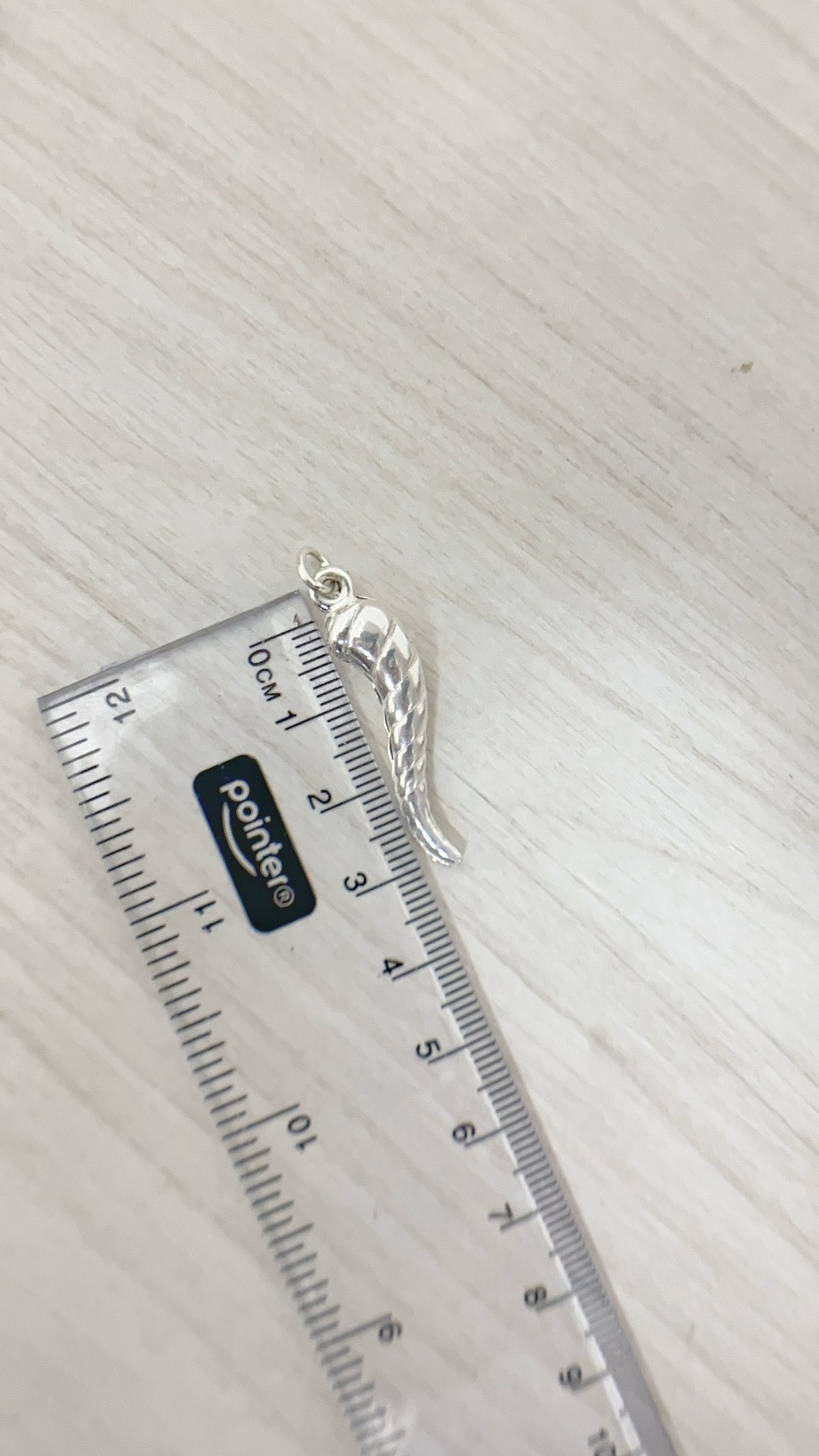 Dije Cachito Rayado 3,2cm Plata 925