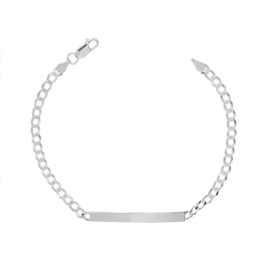 Esclava Tejido Grumet 4mm 21cm Plata 925