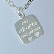 Dije Mi Abuela me Mima Plata 925