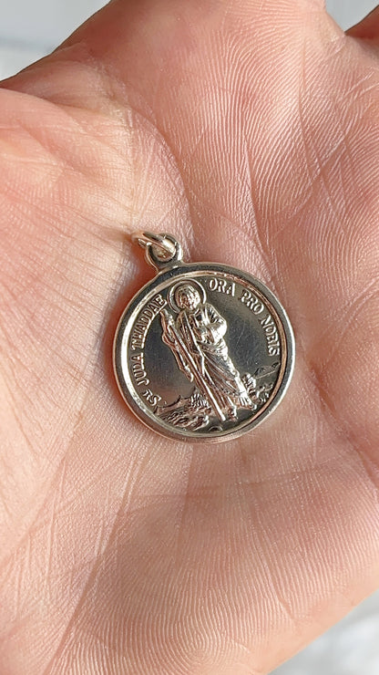 Dije San Judas Tadeo 2CM - Plata 925