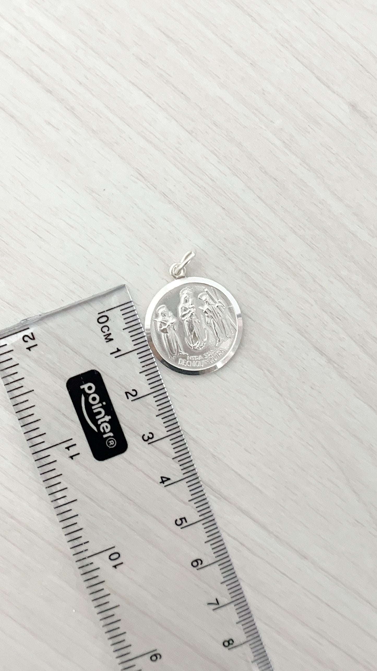 Dije Virgen de Chiquinquira 2,1cm - Plata 925
