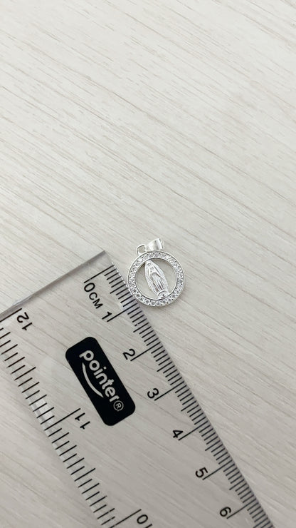 Dije Virgen de Guadalupe Plata 925