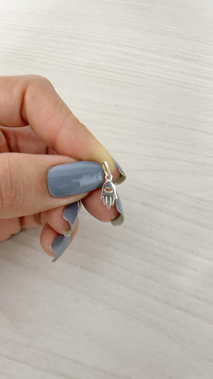 Dije Mano de Fátima 1cm - Plata 925