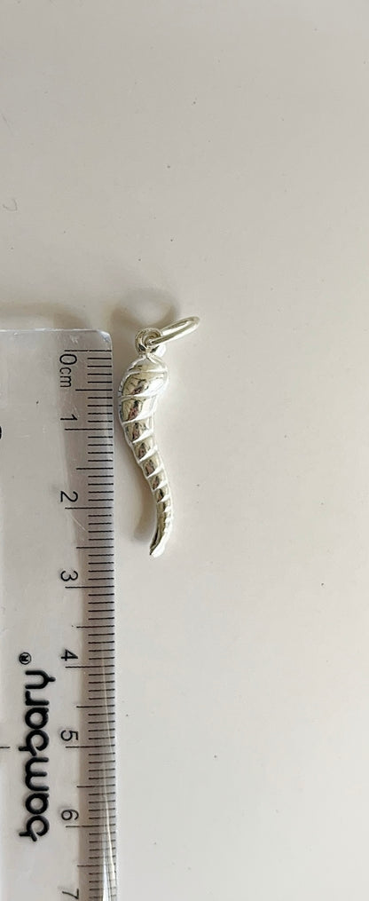 Dije Cachito Rayado 2,5cm - Plata 925