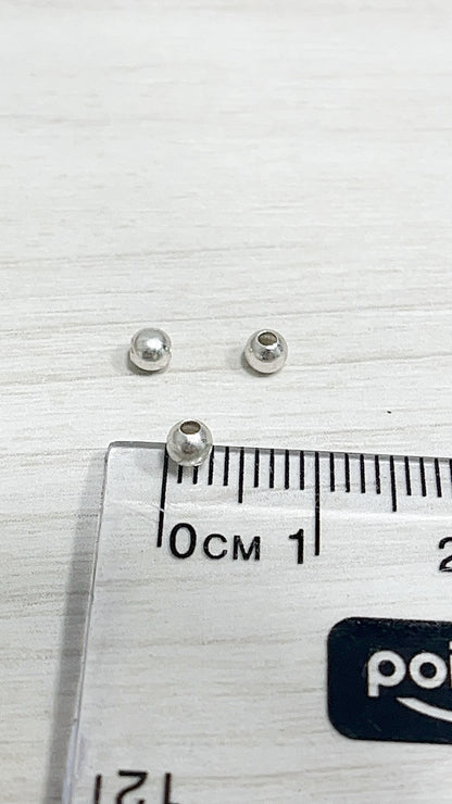 Balín Liso 3mm - Plata 925