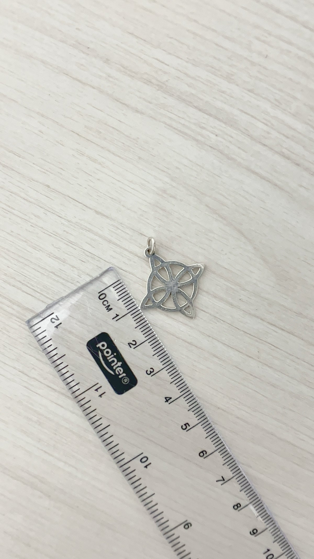 Dije Nudo de Bruja 2,2cm - Plata 925