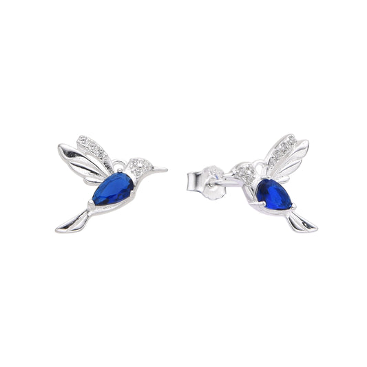 Zarcillos Colibrí Plata 925