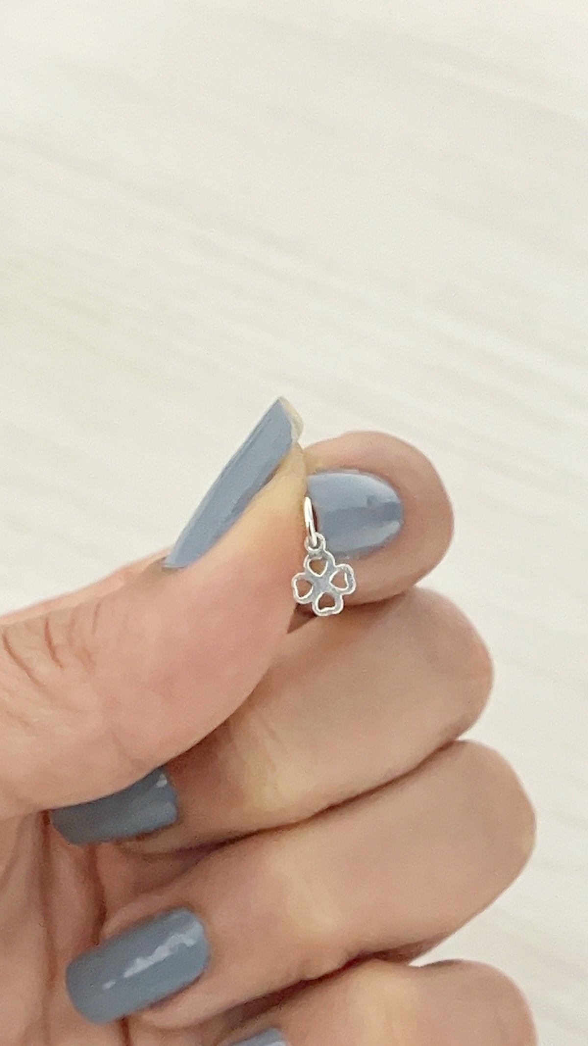 Dije Trebol Mini  - Plata 925