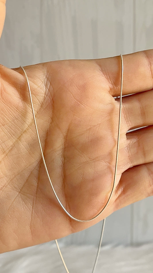 Cadena Tejido Cola de Ratón Plata 925