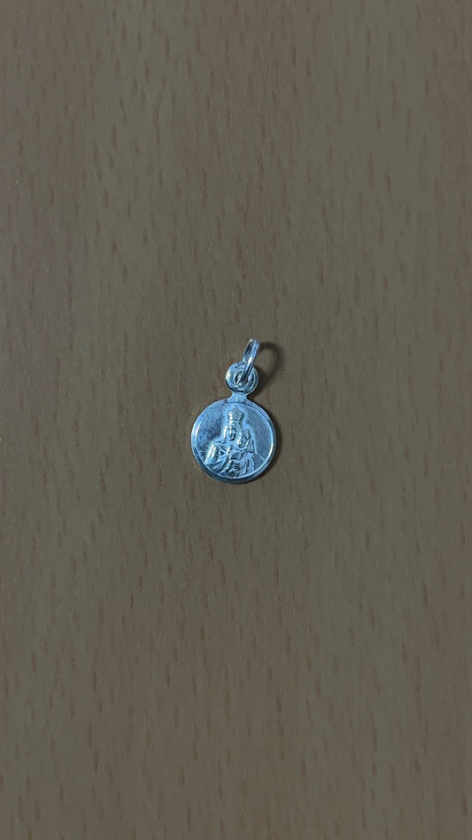 Virgen del Carmen 1cm Plata 925