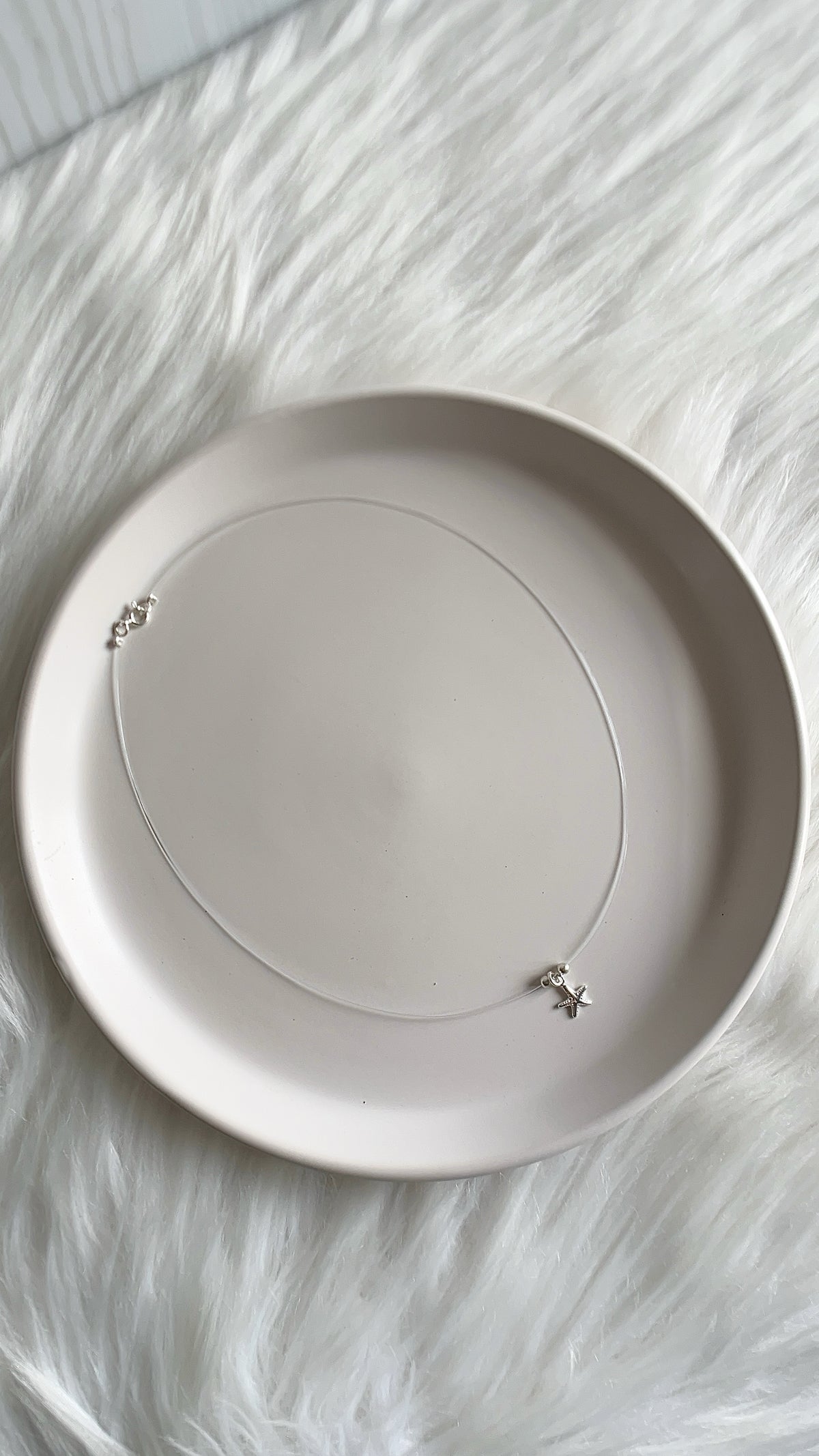 Gargantilla Fantasmita Estrella de Mar 40cm - Plata 925