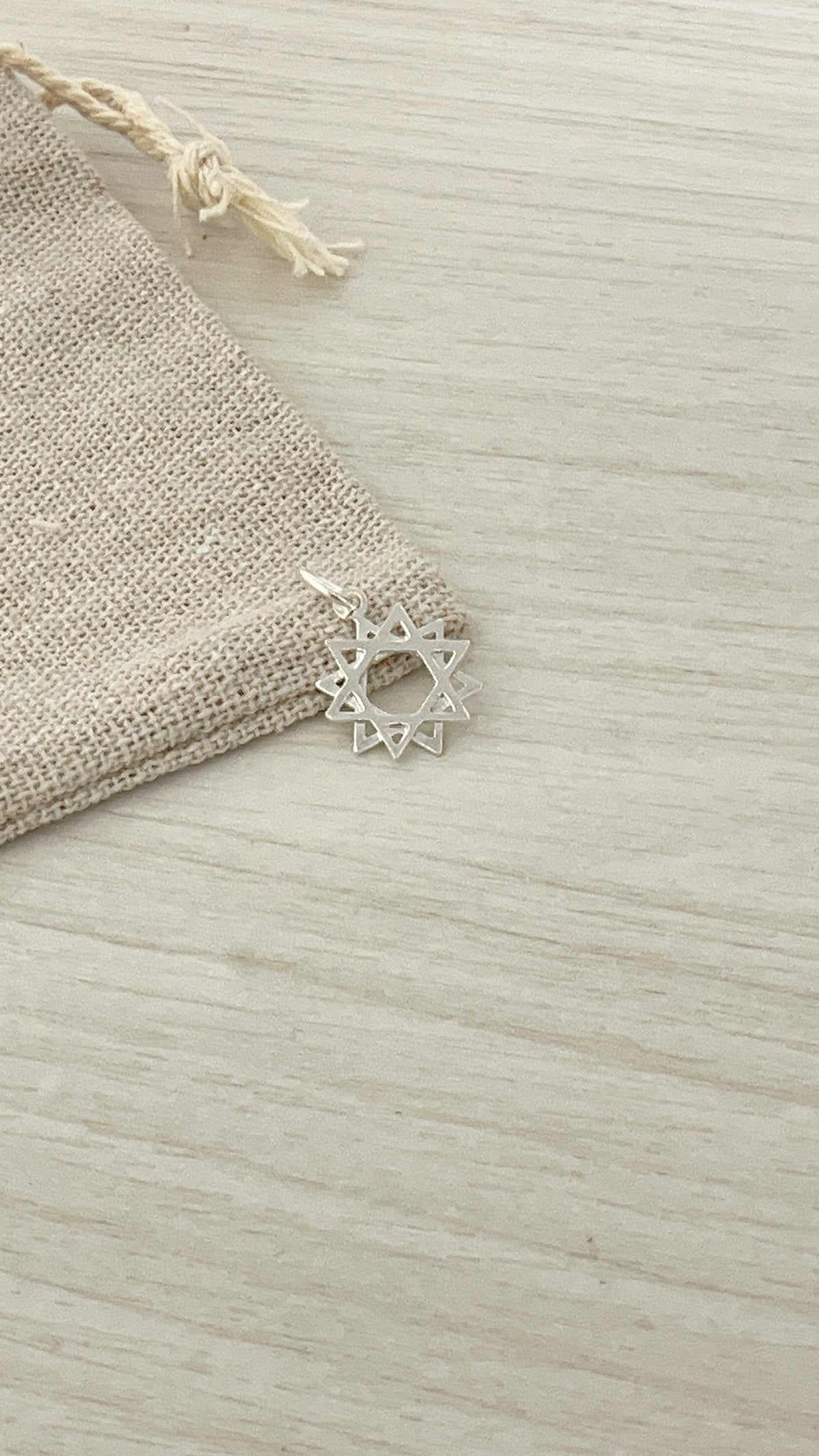 Dije Estrella 12 Puntas 1,5cm - Plata 925