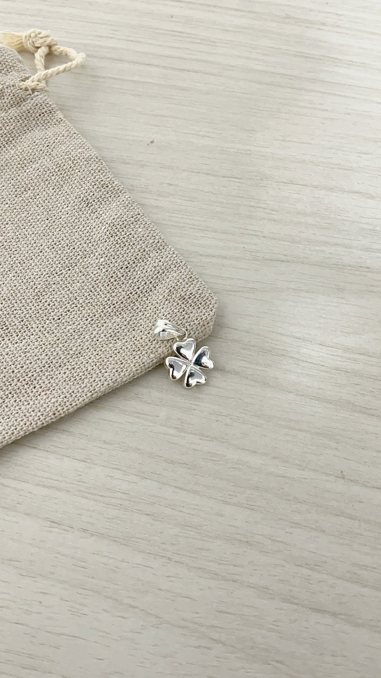 Dije Trébol 1,1cm - Plata 925