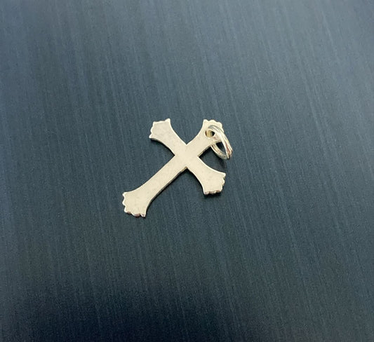 Cruz Lisa Plana Plata 925