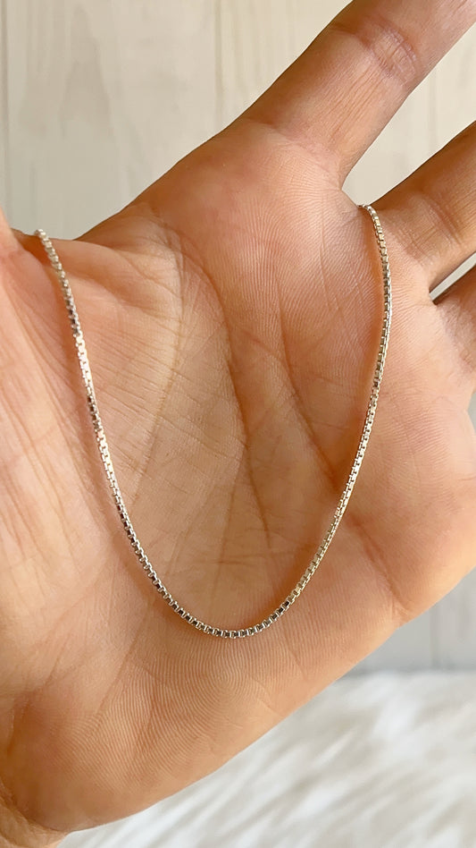 Cadena Tejido Veneciana - Plata 925