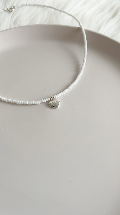 Gargantilla de Mostacillas y Dijes - Plata 925